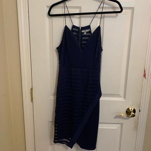 Navy Blue body con dress